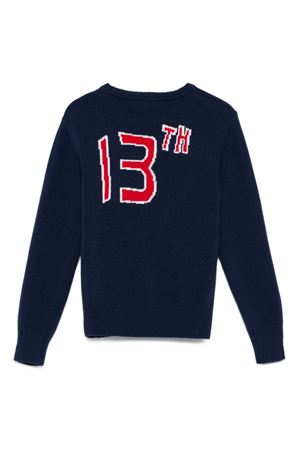blue cotton jumper DSQUARED KIDS | DQ3067D0AFEDQ864